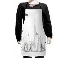 Downtown Sketch Kids Apron