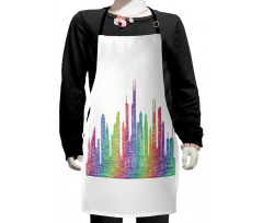 Abstract Scene Kids Apron