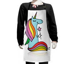 Doodle Mythical Animal Kids Apron