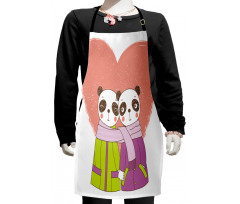 Lovers Holding Hands Kids Apron