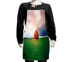 Idyllic Countryside Kids Apron