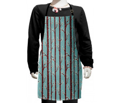 Birch Tree Silhouettes Kids Apron