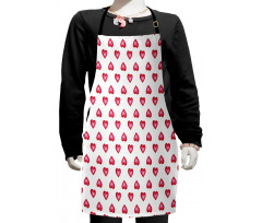 Hearts with Dots Kids Apron