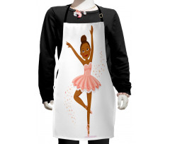 Ballerina Dancing Kids Kids Apron