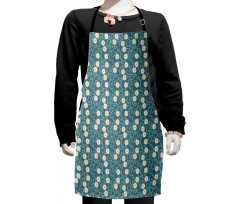 Feminine Flowers Kids Apron