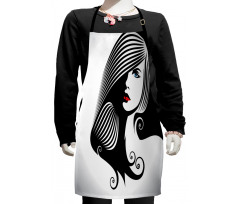 Abstract Glamor Woman Kids Apron