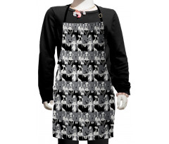 Gentlemen Punk Animals Kids Apron