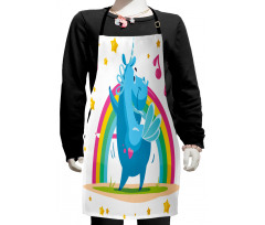 Cartoon Horse Kids Apron