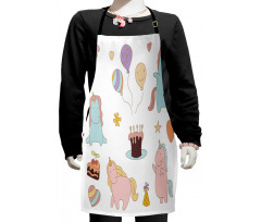 Birthday Animals Kids Apron