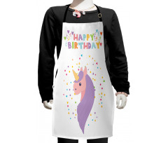 Doodle Birthday Kids Apron