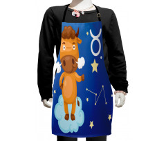 Bull on a Cloud Kids Apron