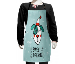 Funny Cartoon Dog Kids Apron