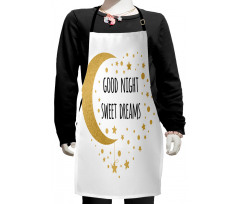 Cheerful Calligraphy Kids Apron