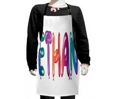 Balloons Happy Birthday Kids Apron