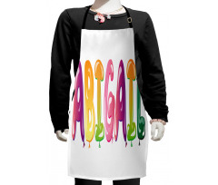 Father's Joy Girl Name Kids Apron