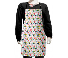 Nursery Summer Pattern Kids Apron