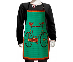 Desi Art Style Ethnic Kids Apron