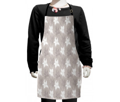 Swirling Lines Kids Apron