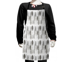 Abstract Leaves Art Kids Apron