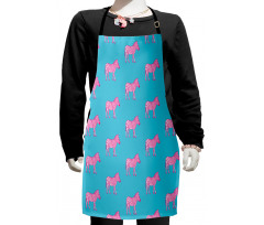 Savannah Grunge Art Kids Apron