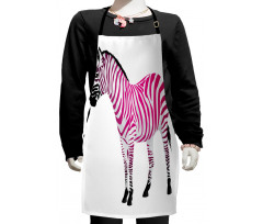 Savannah Animal Art Kids Apron