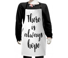 Hand Lettering Slogan Kids Apron