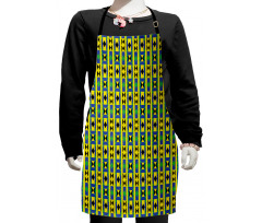 Geometric Kenya Kids Apron