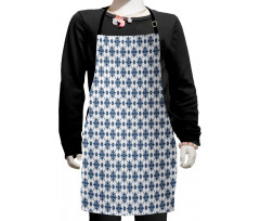 Rhombuses and Flowers Kids Apron