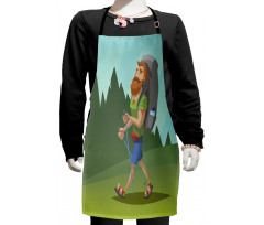 Outdoor Activity Hike Kids Apron