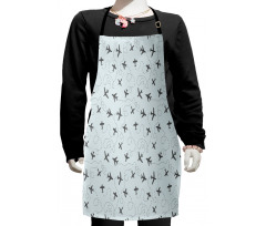 Planes with Swirls Kids Apron