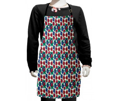 Ripe Juicy Fruit Pattern Kids Apron