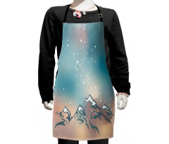 Milky Way and Himalayas Kids Apron