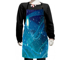 Full Moon Open Sky Kids Apron