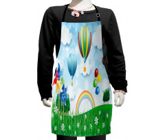 Spring Field Fantasy Kids Apron