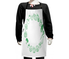 Eat More Organic Kids Apron