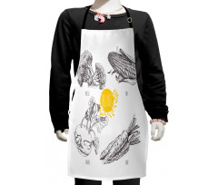 Organic Farm Kids Apron