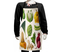 Exotic Fresh Food Kids Apron