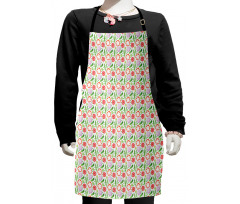 Watercolor Food Kids Apron