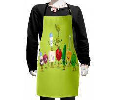 Greek Salad Funny Kids Apron