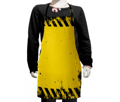 Hazard Caution Kids Apron