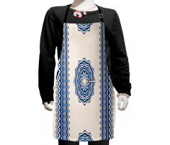 Oriental Zigzag Ethnic Kids Apron