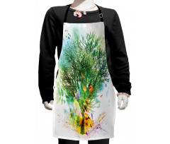 Multiple Exposure Nature Kids Apron