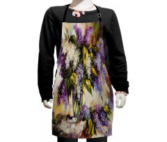 Impressionist Oil Paint Kids Apron