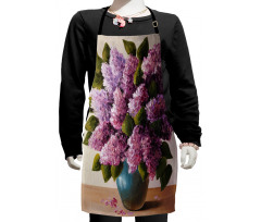 Lilac Bouquet Artwork Kids Apron