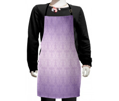 Baroque Swirl Motifs Kids Apron