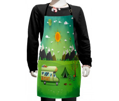 Outdoors Caravan Kids Apron