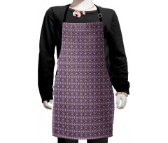 Curvy Edged Squares Kids Apron