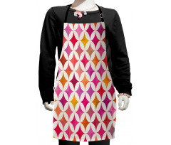 Semi Circles and Stars Kids Apron