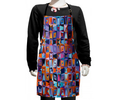 Geometric Tile Kids Apron