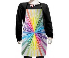 Retro Burst Kids Apron